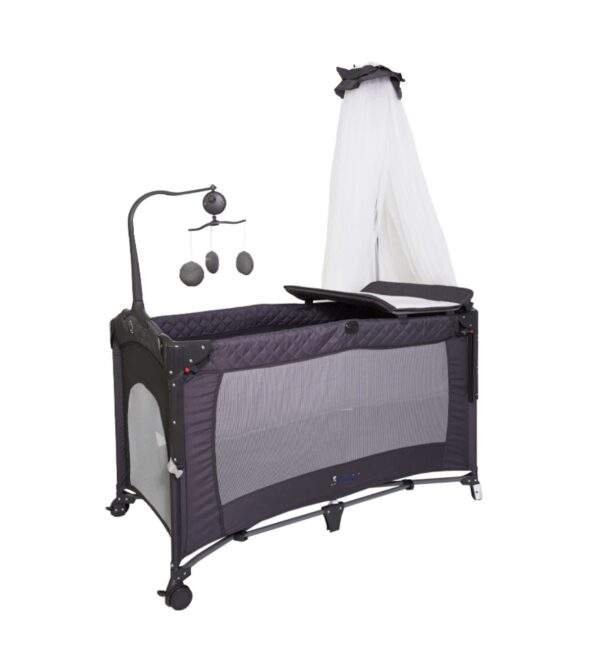 LIT PARC CODODO CONFORT GRIS FONCE – MON BÉBÉ - IBI MAROC