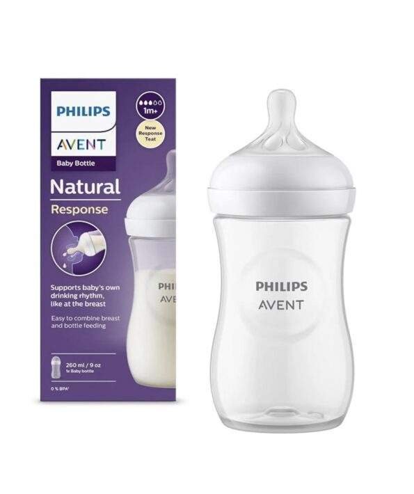 AVENT BIBERON NATURAL REPONSE 1M+ 260ML SCY903/01